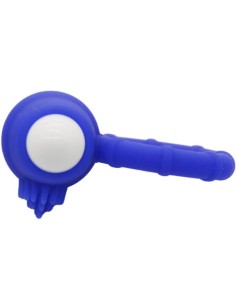 ARMONY - POWER O ANILLO VIBRADOR SILICONA AZUL 2