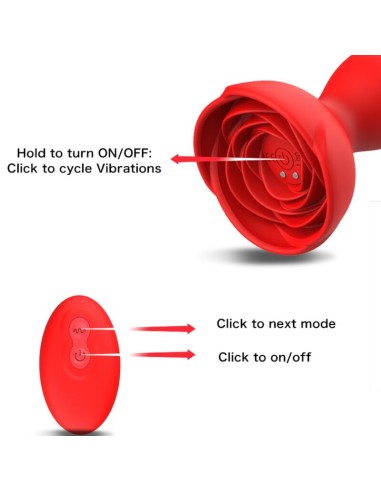 ARMONY - EXTREME A BLOOM ROSA VIBRADOR  PLUG...