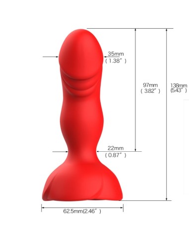 ARMONY - EXTREME A BLOOM ROSA VIBRADOR  PLUG...