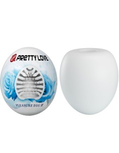 PRETTY LOVE - MALE MASTURBATOR EGG WHITE 2