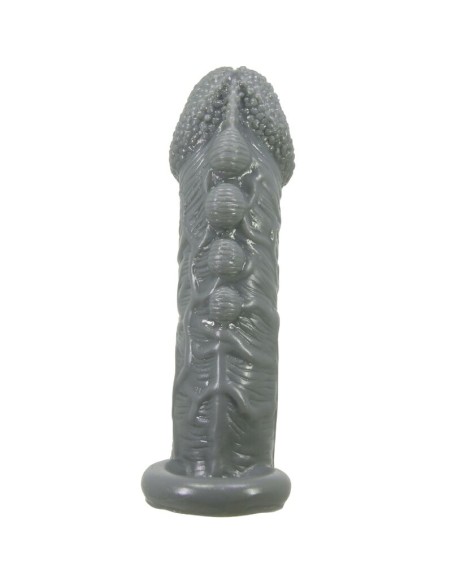 PRETTY LOVE - REALISTIC PENIS ENLARGER AND DELAY SLEEVE GREY