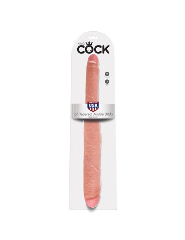 KING COCK DILDO DOBLE NATURAL 40.6 CM