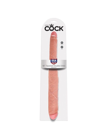 KING COCK DILDO DOBLE NATURAL 40.6 CM