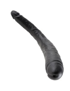 KING COCK DILDO DOBLE NEGRO 40.6 CM