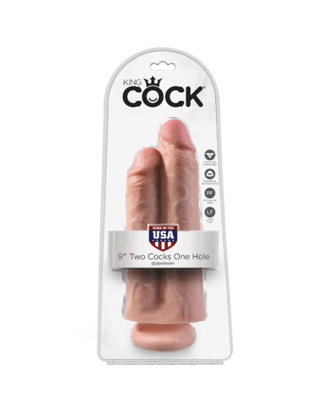 KING COCK DOBLE PENETRACION 25.4 CM