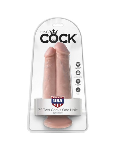 KING COCK - DOBLE PENETRACIÓN 20.3 CM