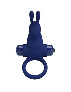 PRETTY LOVE - JIRO RABBIT RING WITH VIBRATION BLUE 2