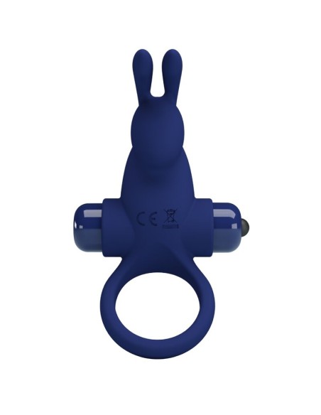 PRETTY LOVE - JIRO RABBIT RING WITH VIBRATION BLUE
