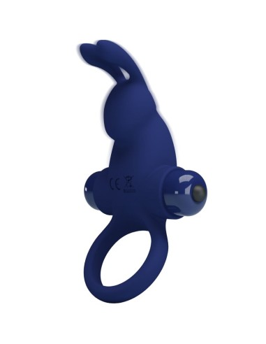 PRETTY LOVE - JIRO RABBIT RING WITH VIBRATION BLUE
