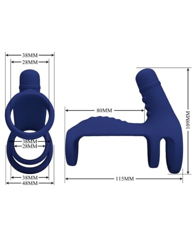 PRETTY LOVE - ELISH VIBRATING RING WITH...