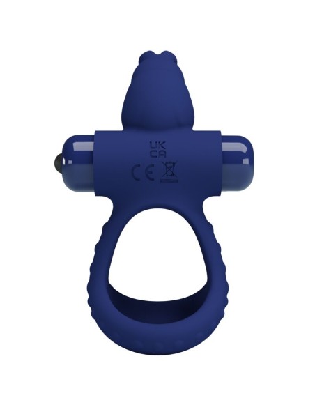 PRETTY LOVE - LUCHITO DOUBLE VIBRATING RING RABBIT BLUE