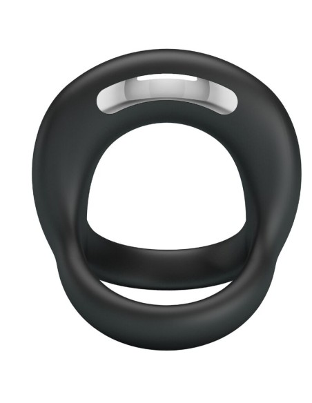 PRETTY LOVE - ELLIOTT  BLACK VIBRATOR RING