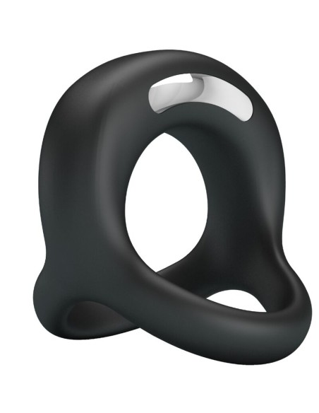 PRETTY LOVE - ELLIOTT  BLACK VIBRATOR RING