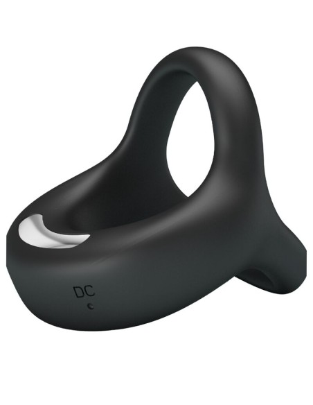 PRETTY LOVE - ELLIOTT  BLACK VIBRATOR RING