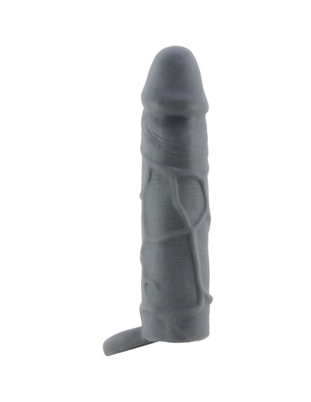 PRETTY LOVE - REALISTIC SKIN PENIS SLEEVE DARK GREY