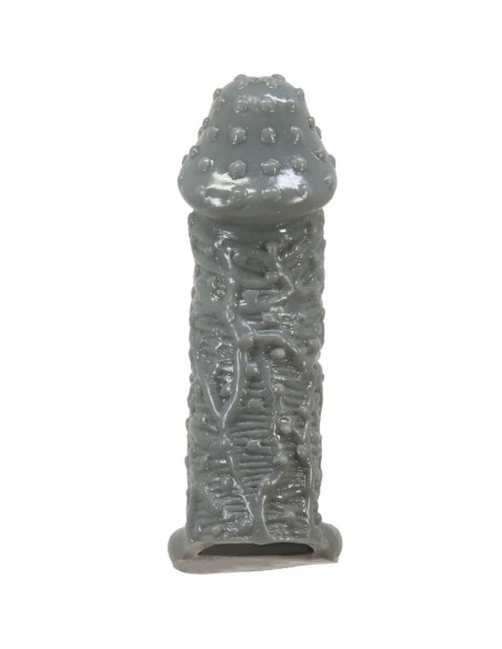 PRETTY LOVE - REALISTIC PENIS ENLARGER AND DELAY SLEEVE MODEL 2 GREY