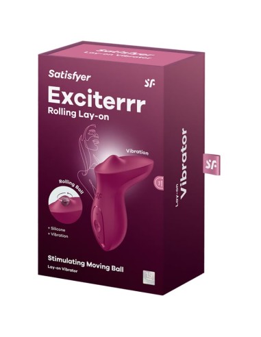 SATISFYER - EXCITERRR LAY-ON CLITORIS BERRY...