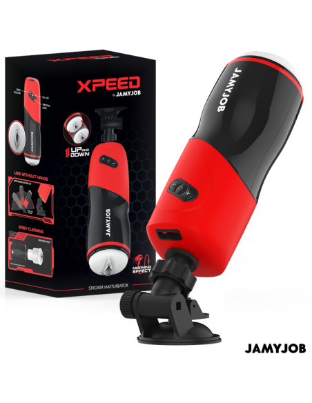 JAMYJOB - XPEED AUTOMATIC VAGINA MASTURBATOR 5 THRUSTING MODES AND SOUND EFFECT