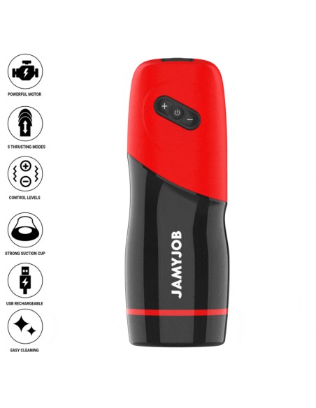 JAMYJOB - XPEED AUTOMATIC VAGINA MASTURBATOR 5 THRUSTING MODES AND SOUND EFFECT
