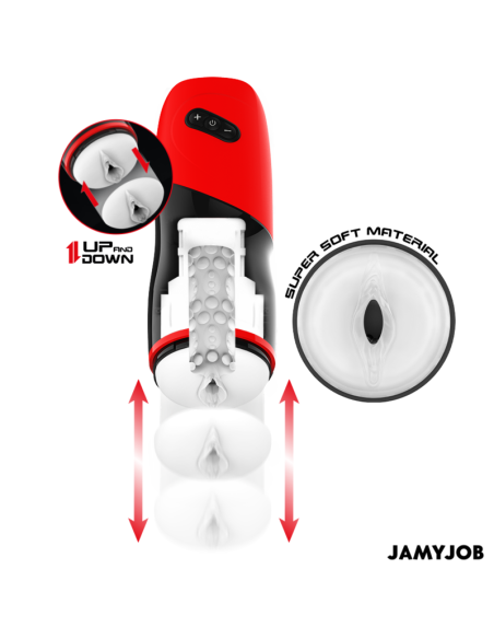 JAMYJOB - XPEED AUTOMATIC VAGINA MASTURBATOR 5 THRUSTING MODES AND SOUND EFFECT