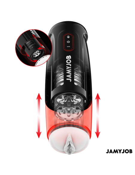 JAMYJOB - STORM AUTOMATIC VAGINAL MASTURBATOR WITH 10 MODES, ROTATION AND PUSHING