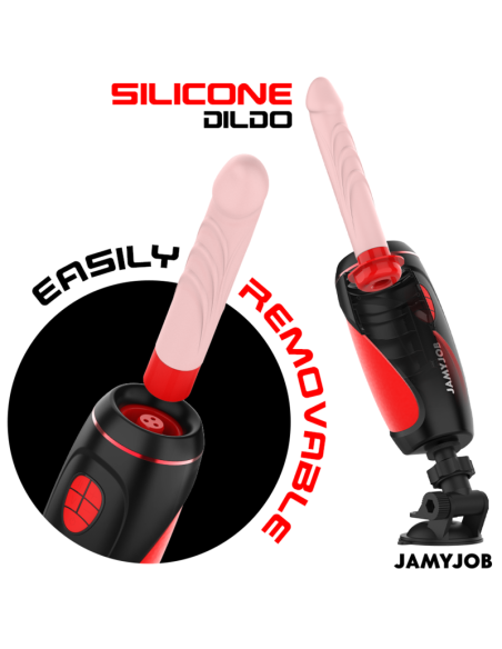 JAMYJOB - PYSTON BASE AUTOMATIC MASTURBATOR WITH REMOTE CONTROL DILDO