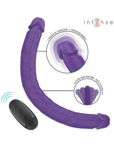 INTENSE - GUNTER DILDO DOBLE VIBRADOR 40 CM MORADO...