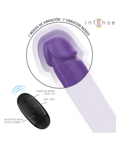 INTENSE - GUNTER DILDO DOBLE VIBRADOR 40 CM MORADO... 2