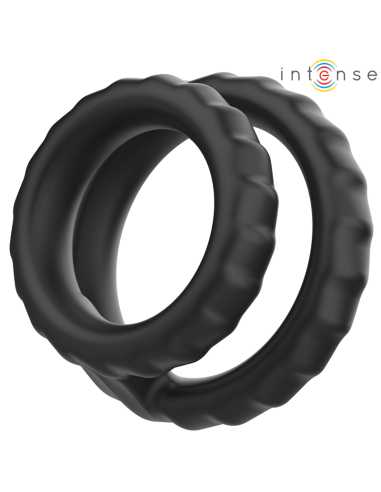 INTENSE - DEWEY DOUBLE SILICONE PENIS RING...