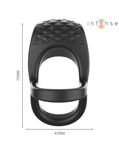 INTENSE - ALEX VIBRATOR DOUBLE PENIS RING 10...