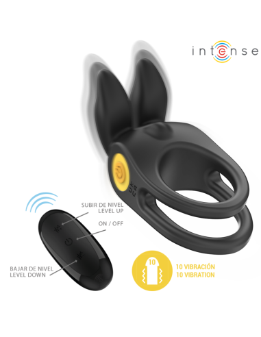 INTENSE - SAM VIBRATOR DOUBLE PENIS RING 10...