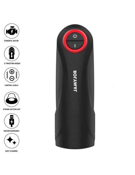 JAMYJOB - GRAVITY AUTOMATIC VAGINA MASTURBATOR 5 THRUSTING MODES AND SOUND EFFECT