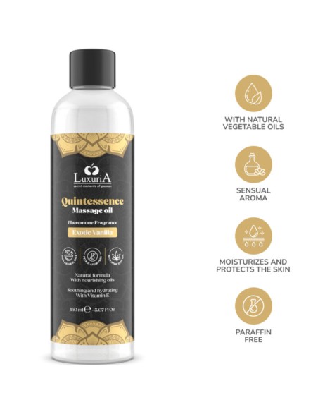 INTIMATELINE LUXURIA - ACEITE DE MASAJES VAINILLA EXOTIC 150 ML