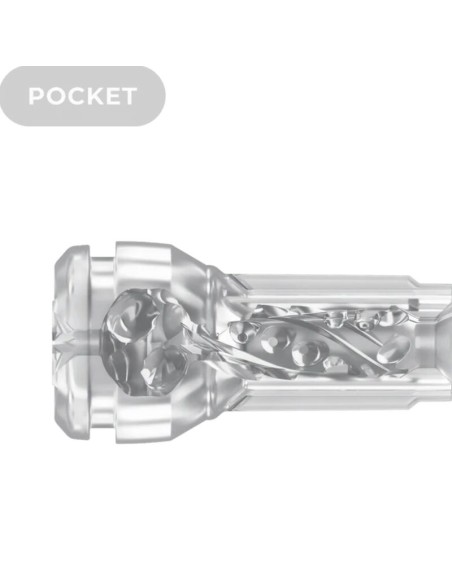 KIIROO - FEEL POCKET STROKER CRYSTAL BY KIIROO TRANSPARENT