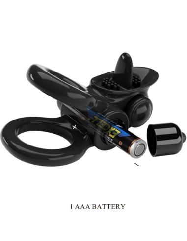 PRETTY LOVE - PASSIONATE RING DOUBLE VIBRATING...