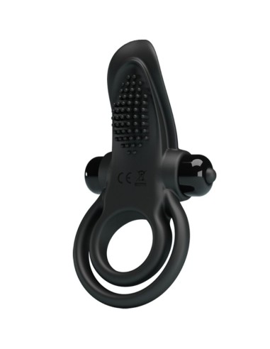 PRETTY LOVE - DOUBLE VIBRATING RING + CLITORIS...