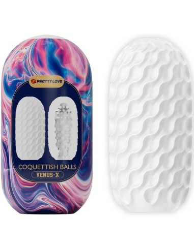 PRETTY LOVE - COQUETTISH BALLS SILICONE MALE...