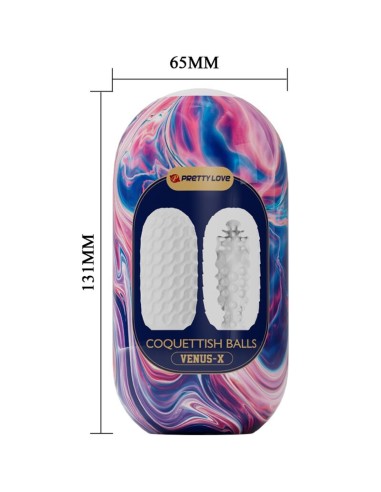 PRETTY LOVE - COQUETTISH BALLS SILICONE MALE...