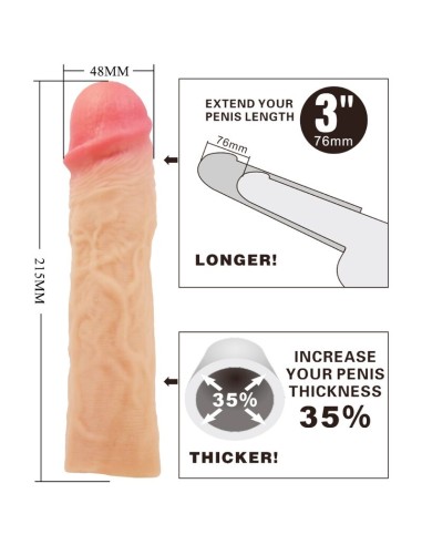 PRETTY LOVE - DEREK PENIS SLEEVE WITH 7.6 CM...