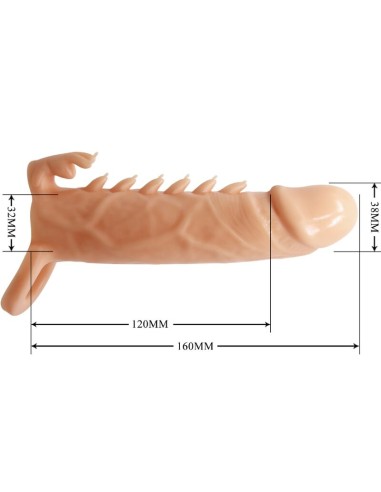 PRETTY LOVE - EMMIT PENIS SLEEVE + CLITORIS...