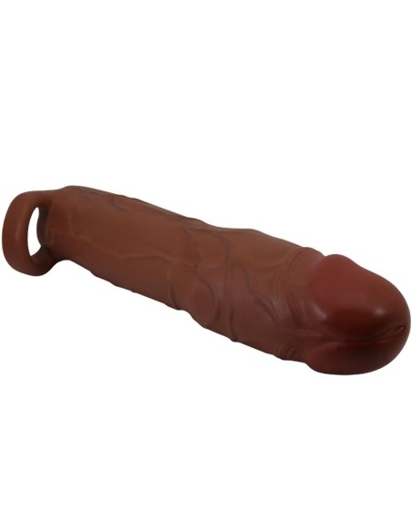 PRETTY LOVE - GERD PENIS SLEEVE WITH 7.6 CM EXTENSION MULATTO