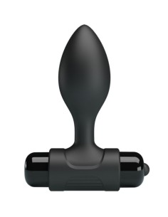 PRETTY LOVE - VIBRA BUTT 10 VIBRATIONS ANAL PLUG BLACK 2