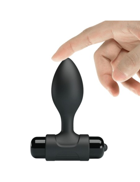 PRETTY LOVE - VIBRA BUTT 10 VIBRATIONS ANAL PLUG BLACK