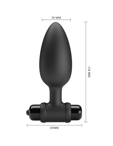 PRETTY LOVE - VIBRA BUTT PLUG 2 ANAL PLUG 10...