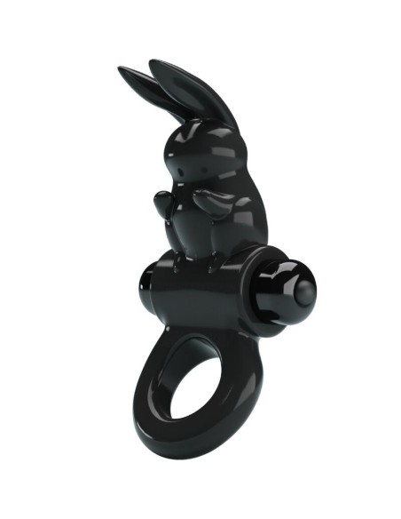 PRETTY LOVE - EXCITING RING RABBIT VIBRATOR RING 10 VIBRATIONS BLACK