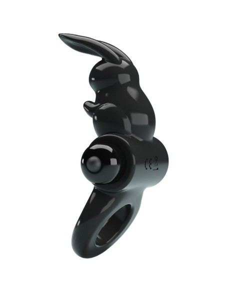 PRETTY LOVE - EXCITING RING RABBIT VIBRATOR RING 10 VIBRATIONS BLACK