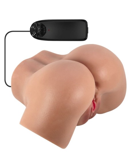 CRAZY BULL - HAILEY VIBRATOR BUTT WITH REALISTIC VAGINA AND ANUS CONTROL REMOTO