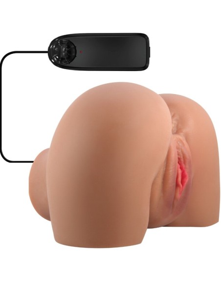 CRAZY BULL - MILA VIBRATOR BUTT WITH REALISTIC VAGINA AND ANUS CONTROL REMOTO