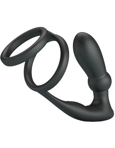 PRETTY LOVE - EMONI PENIS RING + ANAL PLUG 12...