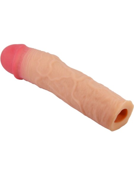 PRETTY LOVE - STEVENSON PENIS SLEEVE WITH 7.6 CM EXTENSION FLESH